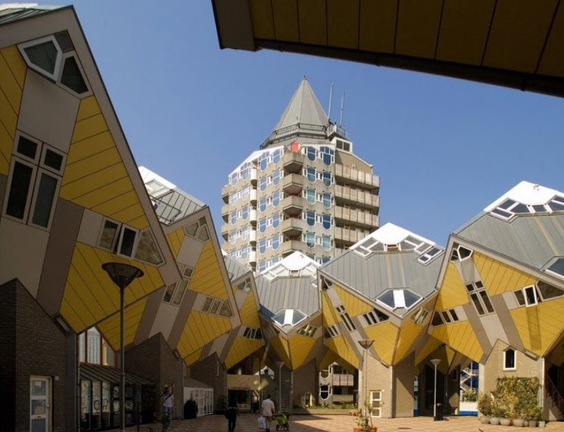 Cube Houses (Kubuswoningen), Rotterdam, South Holland, Netherlands